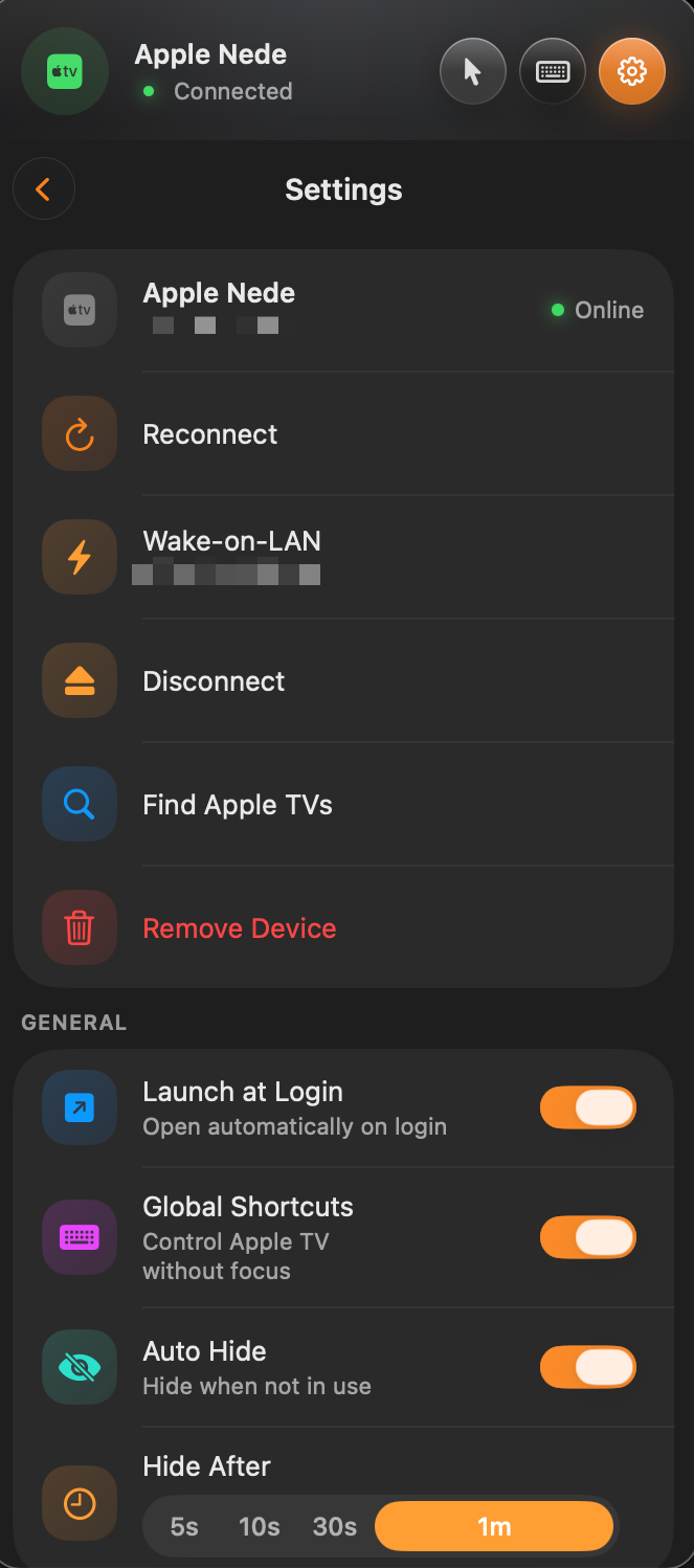 Settings